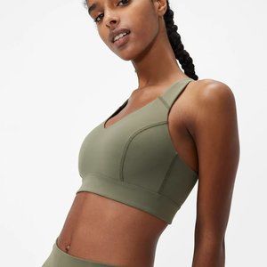 Outdoor Voices Circuit Bra in Tea Tree S/M-B